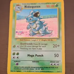 Nidoqueen 07/64 Jungle Holo Rare Unlimited English 1999 90 HP Stage 2 - Image 1