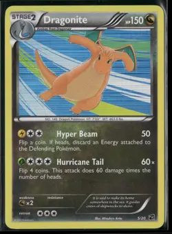 Dragonite 5/20 Holo Rare Dragon Vault Pokemon Lightly Played - Image 1