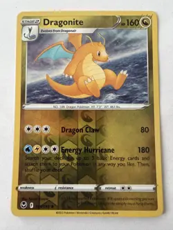 Pokemon - Dragonite - Holo - Reverse Holo - 131/195 - NM - Image 1
