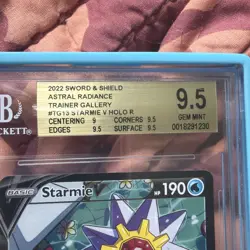 Pokemon TCG Starmie V TG13/TG30 Astral Radiance TG Ultra Rare Holo EN DMG - Image 4