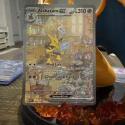 Alakazam ex 201/165 SIR Scarlet & Violet 151 Pokemon Near Mint ships fast - Image 1