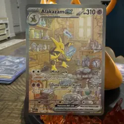 Alakazam ex 201/165 SIR Scarlet & Violet 151 Pokemon Near Mint ships fast - Image 2