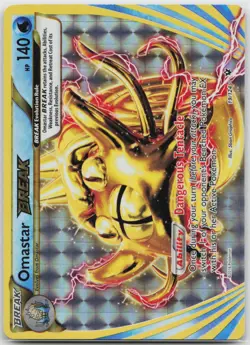 Omastar BREAK Rare BREAK XY - Fates Collide 19/124 Pokemon TCG - Image 1
