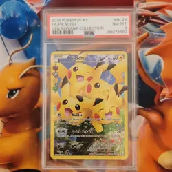 Pokemon PSA 8 2016 Generations Radiant Collection Pikachu RC29/RC32 Full Art - Image 1