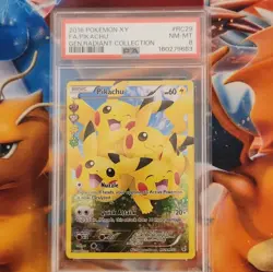 Pokemon PSA 8 2016 Generations Radiant Collection Pikachu RC29/RC32 Holo - Image 1