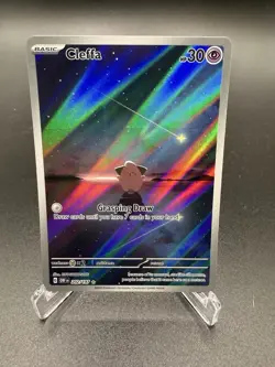 Cleffa - 202/197 - Illustration Rare NM, English Pokemon Obsidian Flames - Image 1