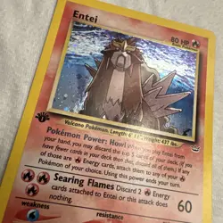 Entei 6/64 Holo Rare Neo Revelation 1st Edition Pokemon Lightly Played - Image 5