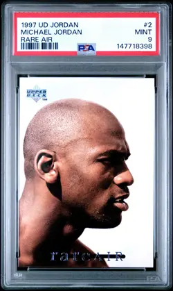 MICHAEL JORDAN 2 UPPER DECK MJ RARE AIR UPPER DECK PSA 9 - Image 1