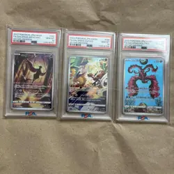 PSA 10 Consecutive Galarian Moltres Zapdos Articuno AR Pokemon Card Set of 3 - Image 1