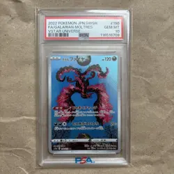 PSA 10 Consecutive Galarian Moltres Zapdos Articuno AR Pokemon Card Set of 3 - Image 4