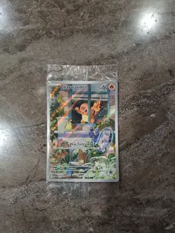 Pokemon Charmander Promo 044 Sealed Collectible Card Full Art Holo - Image 1