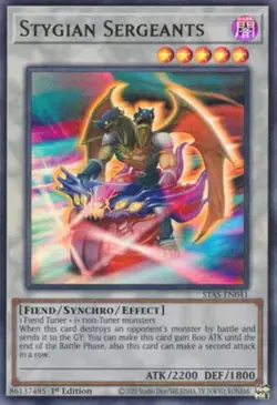 Stygian Sergeants - STAS-EN041 - Ultra Rare - 1st Edition - Near Mint - Image 1