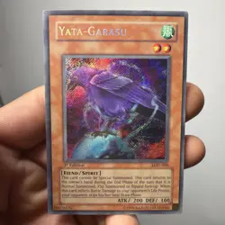 Yugioh Yata Garasu LOD-000 Secret Rare Holo Bleed Konami 2003 - Image 1