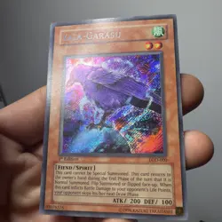 Yugioh Yata Garasu LOD-000 Secret Rare Holo Bleed Konami 2003 - Image 2
