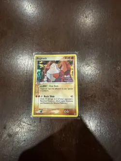 Pokemon Card - Regirock Holon Phantoms 28/110 Reverse Holo Stamped - MP/HP - Image 1