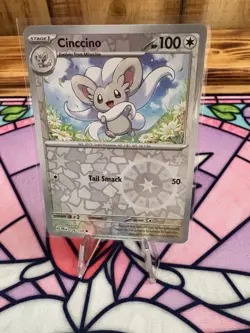 Cinccino 126/159 Sv09 Stage 1 HP 100 Uncommon Reverse Holo Pokemon TCG Card - Image 1