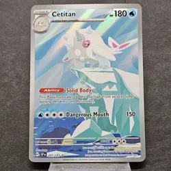 Pokemon Cetitan Card 201/191 SSP Surging Sparks Illustration Rare NM - Image 1