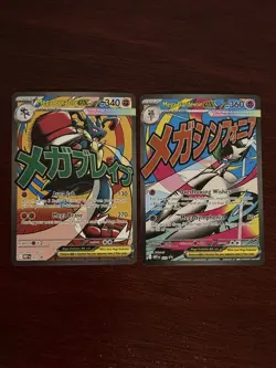 Mega Gardevoir EX 032 And Mega Lucario EX 033 Ascended Heroes Promos Pokemon - Image 1