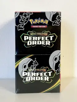 Pokemon: Mega Evolution Perfect Order Half Booster Display Box 18 Booster Packs - Image 1