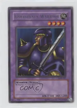 Karbonala Warrior YuGiOh Legend of Blue Eyes White Dragon #LOB-067 2002 - Image 1
