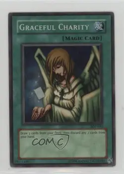 Graceful Charity Unlimited YuGiOh Starter Deck Pegasus #SDP-040 2003 - Image 1