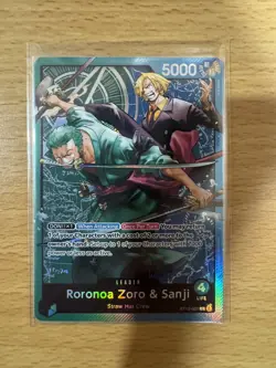 Roronoa Zoro & Sanji ST12-001 One Piece Zoro and Sanji Leader NM - Image 1