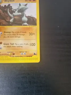 Rhydon 29/144 Skyridge Non-Holo Pokemon Card - Image 4
