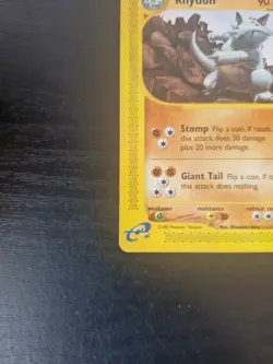 Rhydon 29/144 Skyridge Non-Holo Pokemon Card - Image 5