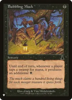 Bubbling Muck - Near Mint MTG The List - Image 1