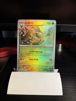 Leafeon Master Ball 005/131 Holo Pokemon Card - Image 1