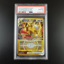 PSA 10 Giratina Vstar 212/196 Pokemon Lost Origin Holo Graded Card - Image 1