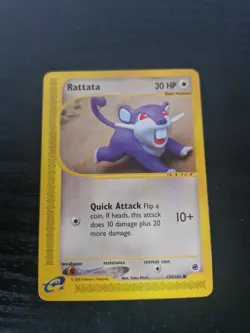 Rattata 128/165 Pokemon Expedition Pokemon TCG - Image 1