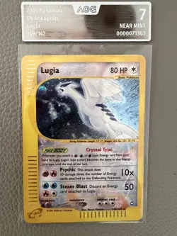 Pokemon Lugia Aquapolis Holo 2002 149/147 Crystal Englisch (ex AOG NearMint 7) - Image 1