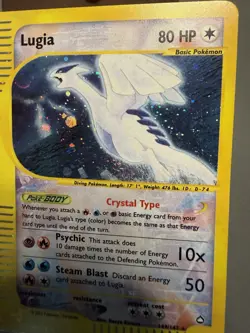 Pokemon Lugia Aquapolis Holo 2002 149/147 Crystal Englisch (ex AOG NearMint 7) - Image 4