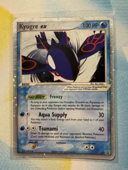 Kyogre EX 037 Holo Pokemon TCG Nintendo Black Star Promo 2006 LP/MP - Image 1