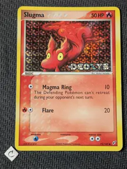Slugma 75/107 - ex Deoxys Stamped Reverse Holo Pokemon TCG HP - Image 1