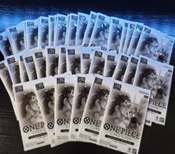 Lot of 49 One Piece Tournament 2024 Oct. - Dec. English Packs - Image 1