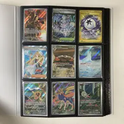 Pokemon Collection With Binder - Modern , S&V , SWSH , MEGA- 68 Cards - Image 1