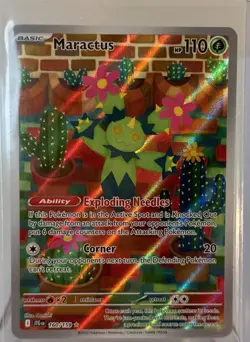 Maractus Illustration Rare 160/159 SV09: Journey Together Pokemon Card NM - Image 1