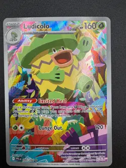 Pokemon Card TCG: Phantasmal Flames 095/094 Ludicolo Illustration Rare Holo - Image 3