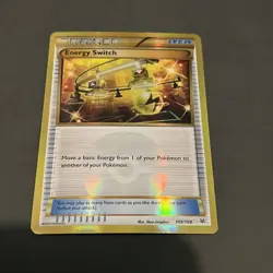 Energy Switch 109/108 Secret Rare Pokemon Card - Image 1