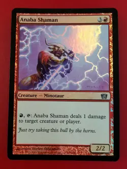 1x Anaba Shaman | FOIL | 8th Edition | MTG Magic Cards - Image 1
