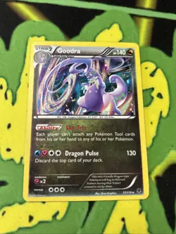 Pokemon TCG Goodra XY 77/119 Holo Rare Card, Phantom Forces - Image 1