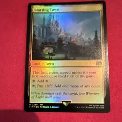 MTG Starting Town R 0289 Foil Land Final Fantasy EN magic the gathering - Image 1