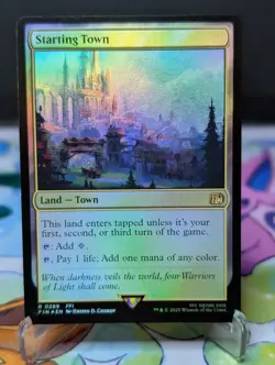 MTG Final Fantasy- Starting Town 289 Foil - Image 1