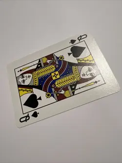 Queen of Spades - MTG Yaquinto Poker Playing Card Magic The Gathering WOTC 1994 - Image 3