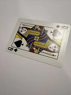 Queen of Spades - MTG Yaquinto Poker Playing Card Magic The Gathering WOTC 1994 - Image 5