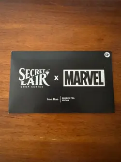 MTG Secret Lair x Marvel Iron Man Rainbow Foil Edition SEALED BRAND NEW - Image 1