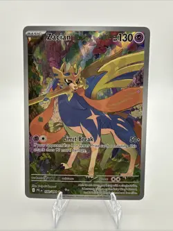 ✨ Pokemon TCG Zacian 100/094 – Illustration Rare – Scarlet & Violet – NM ✨ - Image 1