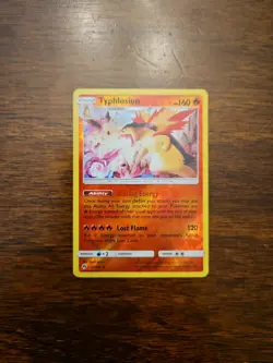 Typhlosion 42/214 Holo Lost Thunder Pokemon Reverse Holo NM/M - Image 1